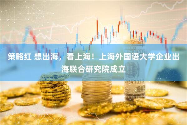 策略红 想出海，看上海！上海外国语大学企业出海联合研究院成立